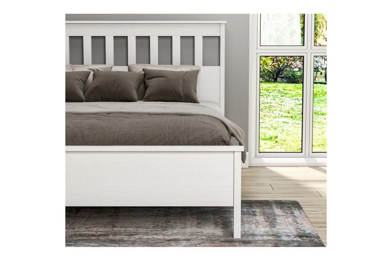 Sylven Sengeramme - Natur/Hvid - Møbler - Senge - Sengeramme & sengestel