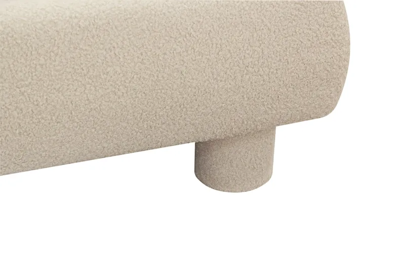 Teddy Komplet Sengesæt Sengeramme med Madras 120x200 cm - Beige - Møbler - Senge - Komplet sengepakke