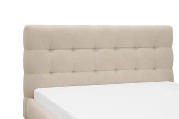 Teddy Komplet Sengesæt Sengeramme med Madras 120x200 cm - Beige - Møbler - Senge - Komplet sengepakke