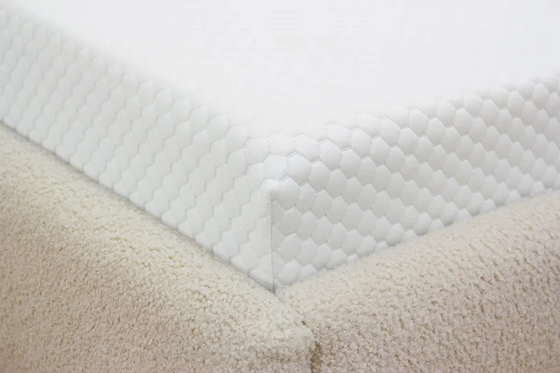 Teddy Komplet Sengesæt Sengeramme med Madras 120x200 cm - Beige - Møbler - Senge - Komplet sengepakke