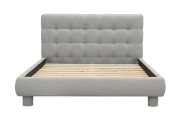 Teddy Komplet Sengesæt Sengeramme med Madras 120x200 cm - Grå - Møbler - Senge - Komplet sengepakke
