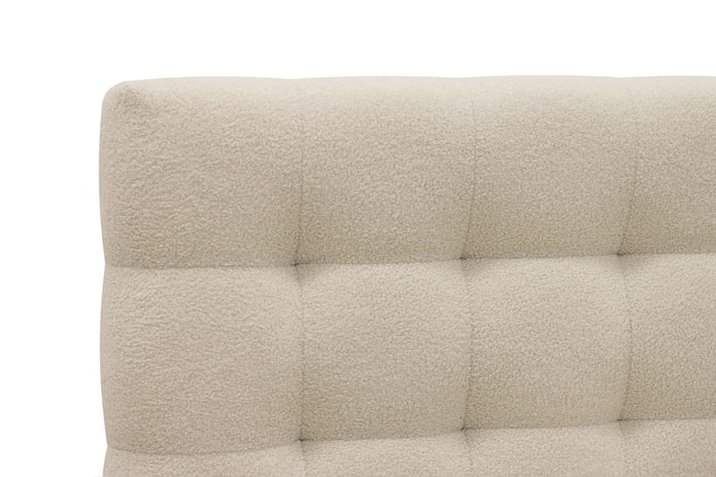 Teddy Komplet Sengesæt Sengeramme med Madras 160x200 cm - Beige - Møbler - Senge - Komplet sengepakke