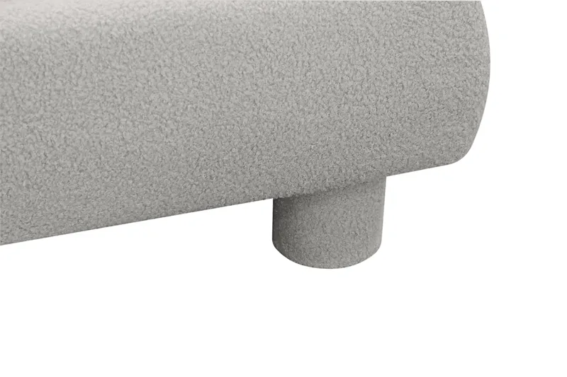 Teddy Komplet Sengesæt Sengeramme med Madras 160x200 cm - Grå - Møbler - Senge - Komplet sengepakke