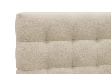 Teddy Komplet Sengesæt Sengeramme med Madras 180x200 cm - Beige - Møbler - Senge - Komplet sengepakke