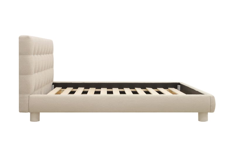 Teddy Komplet Sengesæt Sengeramme med Madras 180x200 cm - Beige - Møbler - Senge - Komplet sengepakke