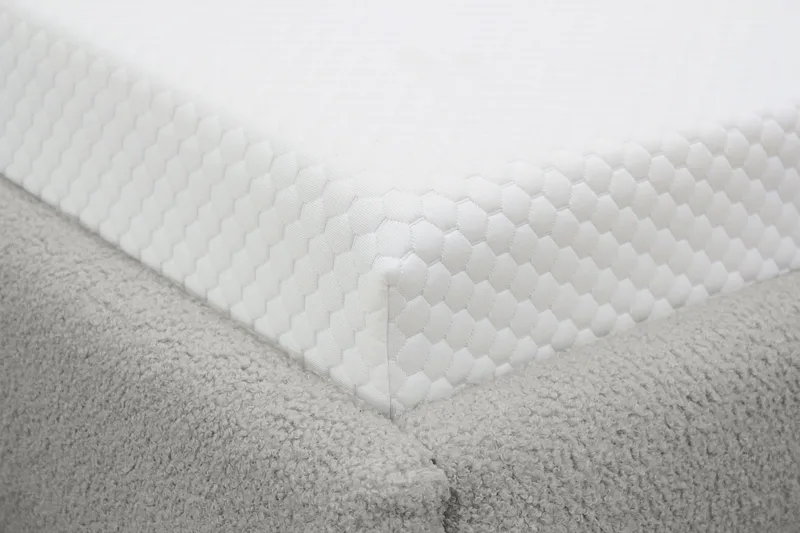 Teddy Komplet Sengesæt Sengeramme med Madras 180x200 cm - Grå - Møbler - Senge - Komplet sengepakke