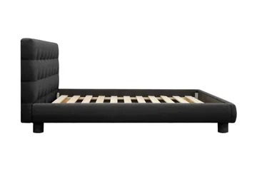Teddy Komplet Sengesæt Sengeramme med Madras 180x200 cm - Sort - Møbler - Senge - Komplet sengepakke
