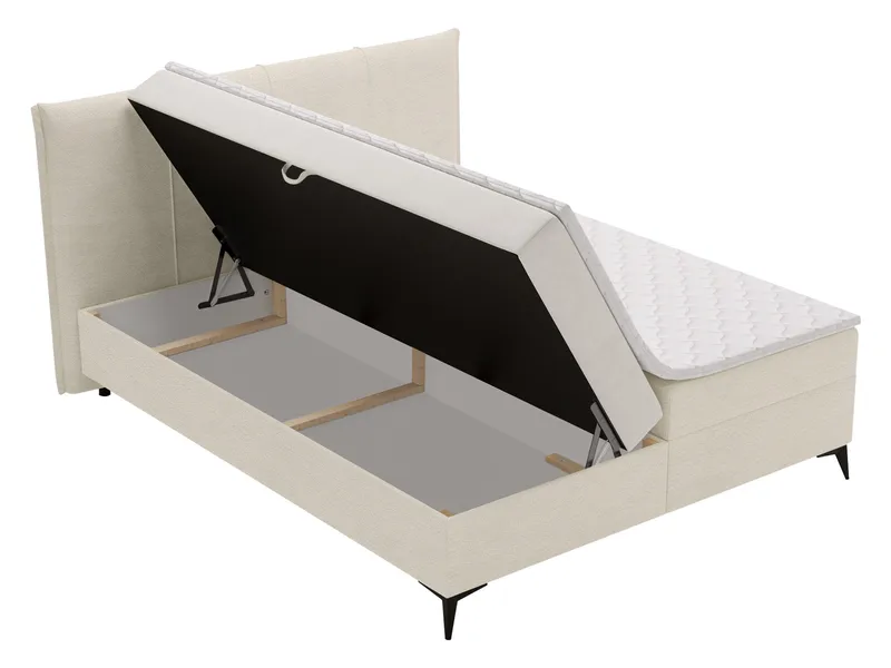 Thoros Komplet Sengepakke 160x200 cm Kontinentalseng med Opbevaring - Brun - Møbler - Senge - Komplet sengepakke