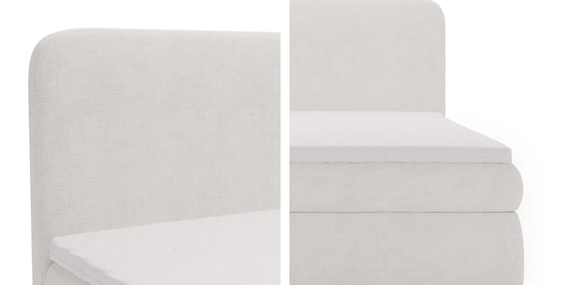 Thyrelis sengepakke kontinentalseng 140x200 cm med opbevaring og løftebund - Beige - Møbler - Senge - Kontinentalsenge