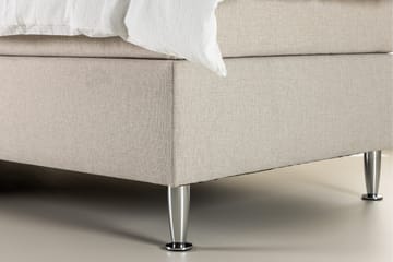 Toledo Sengpakke Kontinentalseng 90x200 cm - Beige - Møbler - Senge - Komplet sengepakke