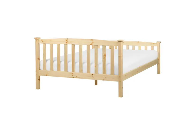 Traycee Sengeramme 140x200 cm - Lyst træ - Møbler - Senge - Sengeramme & sengestel