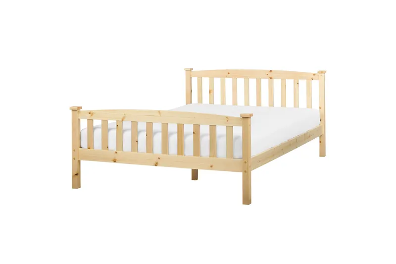 Traycee Sengeramme 140x200 cm, Lyst træ