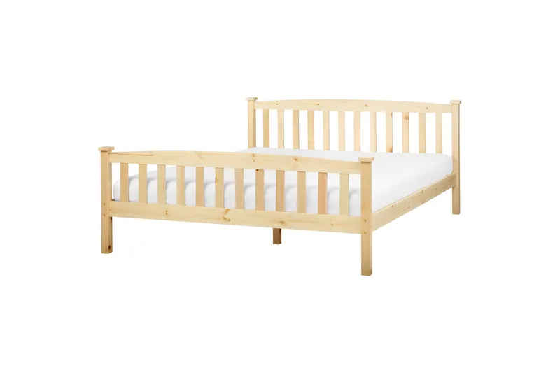 Traycee Sengeramme 160x200 cm, Lyst træ