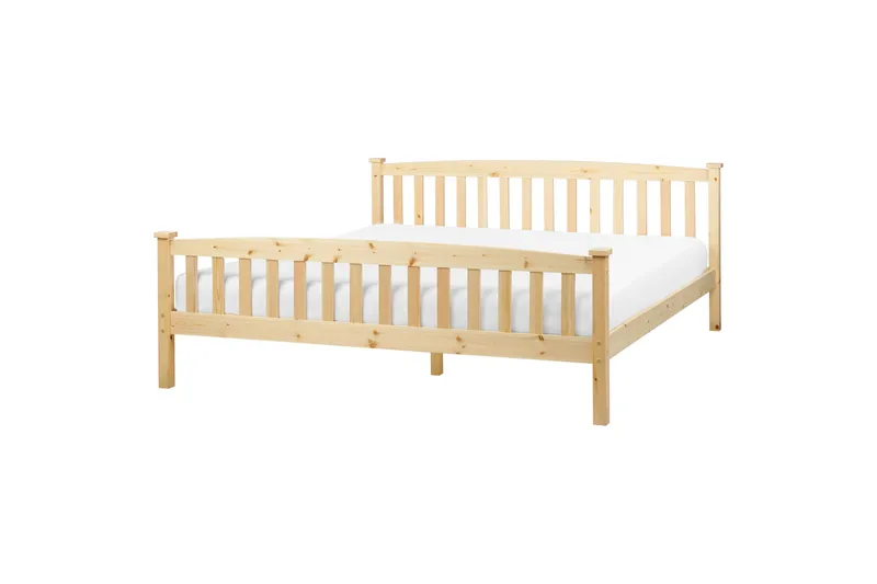 Traycee Sengeramme 180x200 cm, Lyst træ