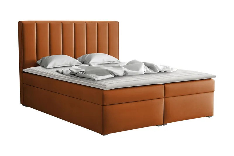Valasco Kontinentalseng 160x200 cm, Brun/Orange
