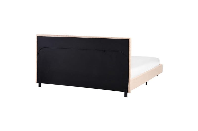 Vandseng Albi - Beige, sort/Bouclé, 160x200 cm - Møbler - Senge - Vandseng