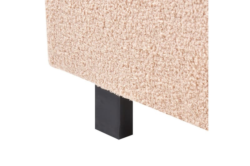 Vandseng Albi - Beige, sort/Bouclé, 180x200 cm - Møbler - Senge - Vandseng