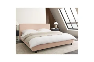 Vandseng Albi - Beige, sort/Bouclé, 180x200 cm - Møbler - Senge - Vandseng
