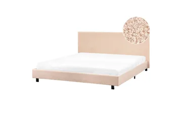Vandseng Albi - Beige, sort/Bouclé, 180x200 cm - Møbler - Senge - Vandseng