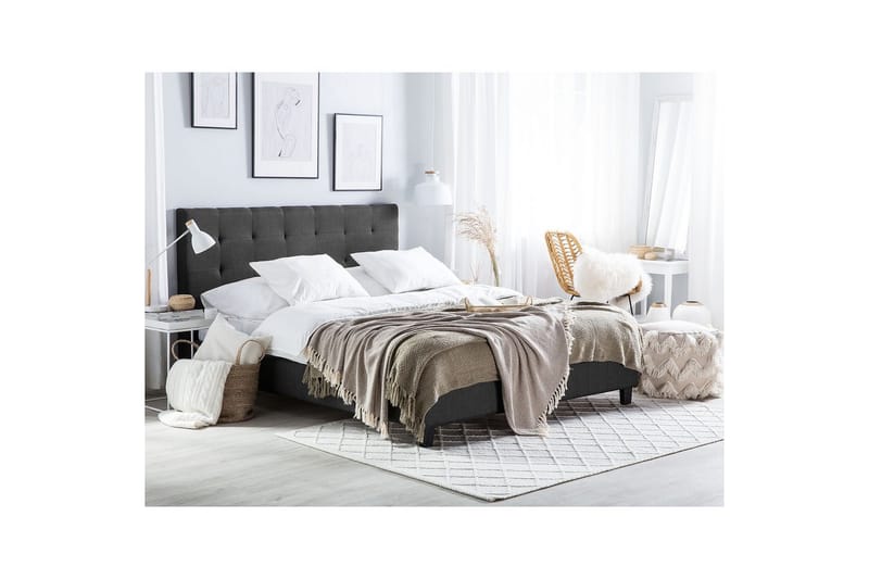 Vandseng La Rochelle - Mørkegrå, 180x200 cm - Møbler - Senge - Vandseng