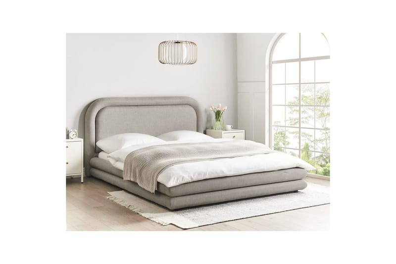 Vandseng Lavardens - Taupe, sort, 160x200 cm - Møbler - Senge - Vandseng