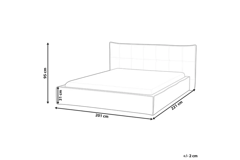 Vandseng Lestre - Grøn, sort, 160x200 cm - Møbler - Senge - Vandseng