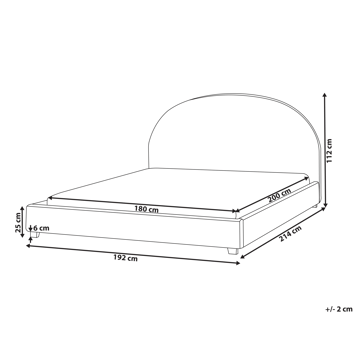 Vandseng Vaucluse 180x200 cm - Off-white - Møbler - Senge - Madrasser