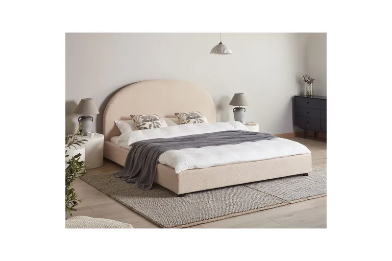 Vandseng Vaucluse - Beige Bouclé, 180x200 cm - Møbler - Senge - Vandseng