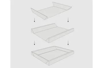 Wave skumramme til vandseng 180 | 200 cm - Sort - Møbler - Senge - Vandseng