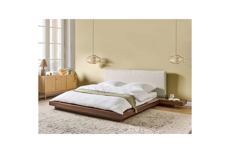 Vandseng Zen - Brun, Hvid, 160x200 cm - Møbler - Senge - Familieseng