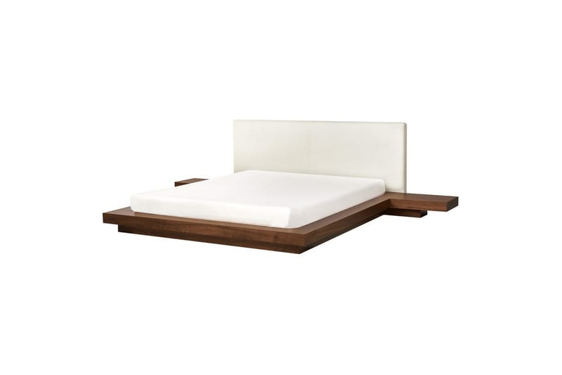 Vandseng Zen - Brun, Hvid, 160x200 cm - Møbler - Senge - Familieseng