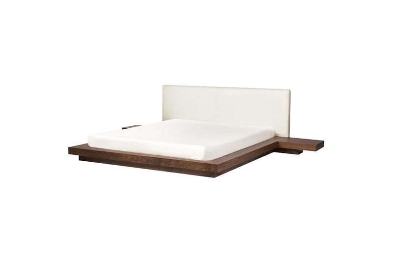 Vandseng Zen - Brun, Hvid, 180x200 cm - Møbler - Senge - Familieseng