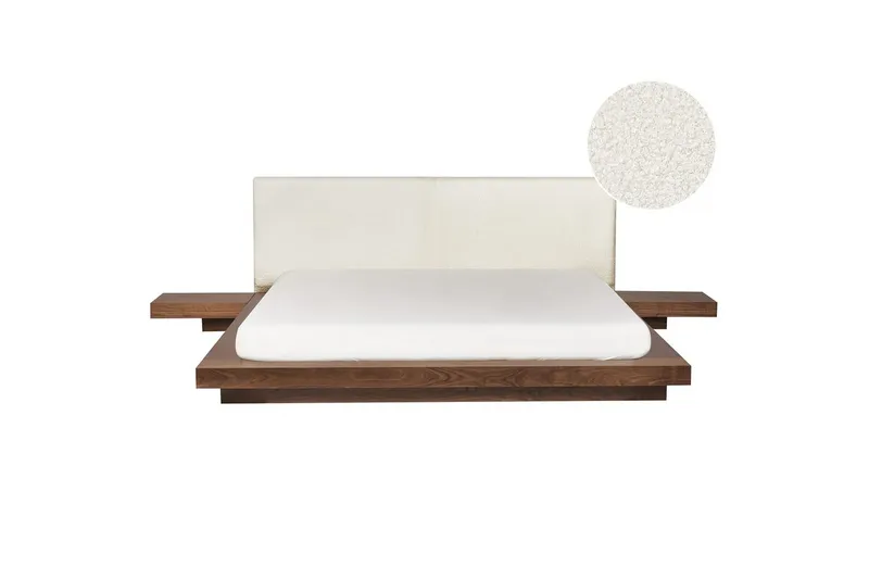 Vandseng Zen, Brun, Hvid, 180x200 cm