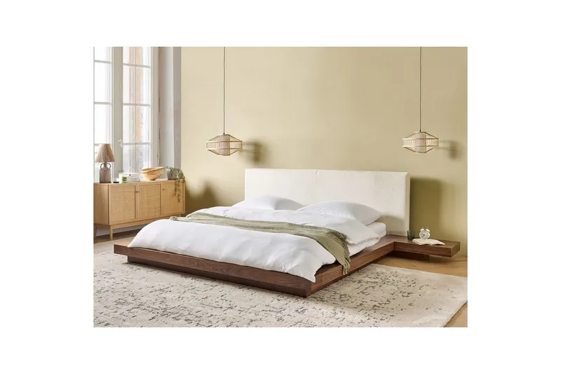 Vandseng Zen - Brun, Hvid, 180x200 cm - Møbler - Senge - Familieseng