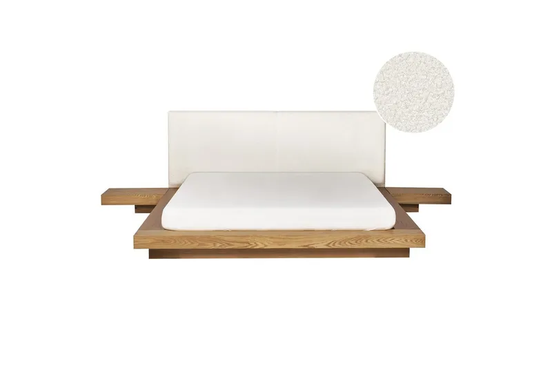 Vandseng Zen - Lys træ, hvid, 160x200 cm - Møbler - Senge - Familieseng