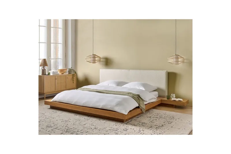 Vandseng Zen - Naturlig, hvid, 180x200 cm - Møbler - Senge - Familieseng