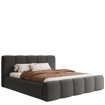 Varlinor Sengeramme 120x200 cm med Opbevaring - Grå - Møbler - Senge - Sengeramme & sengestel
