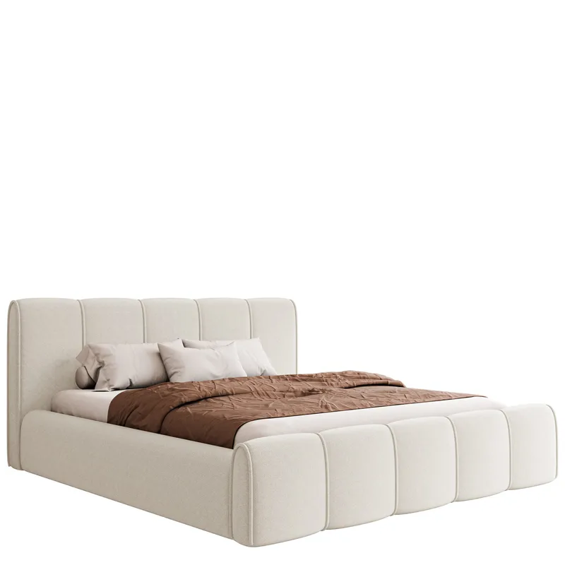 Varlinor Sengeramme 120x200 cm med Opbevaring - Hvid - Møbler - Senge - Sengeramme & sengestel