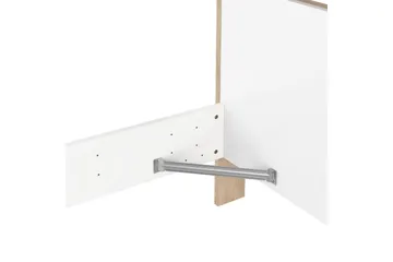 Varun Sengestel 160x200 cm - Hvid/Natur - Møbler - Senge - Sengeramme & sengestel