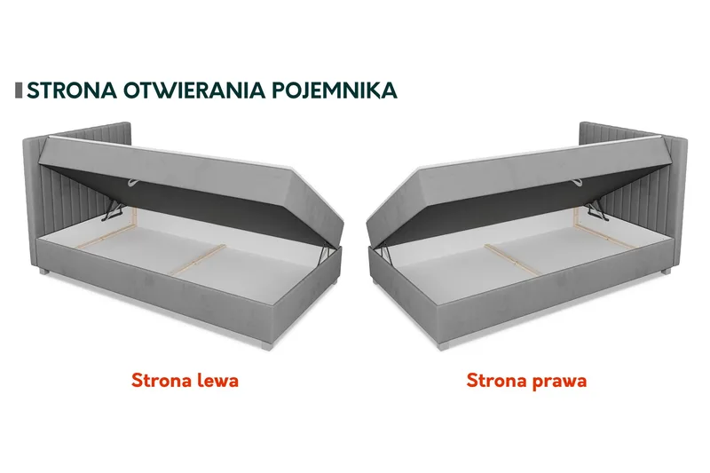 Veyran Sengepakke Kontinentalseng med Opbevaring 120x200 cm - Blå - Møbler - Senge - Komplet sengepakke