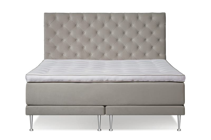 Victoria Komplet sengepakke 180x200 - Beige - Møbler - Senge - Komplet sengepakke