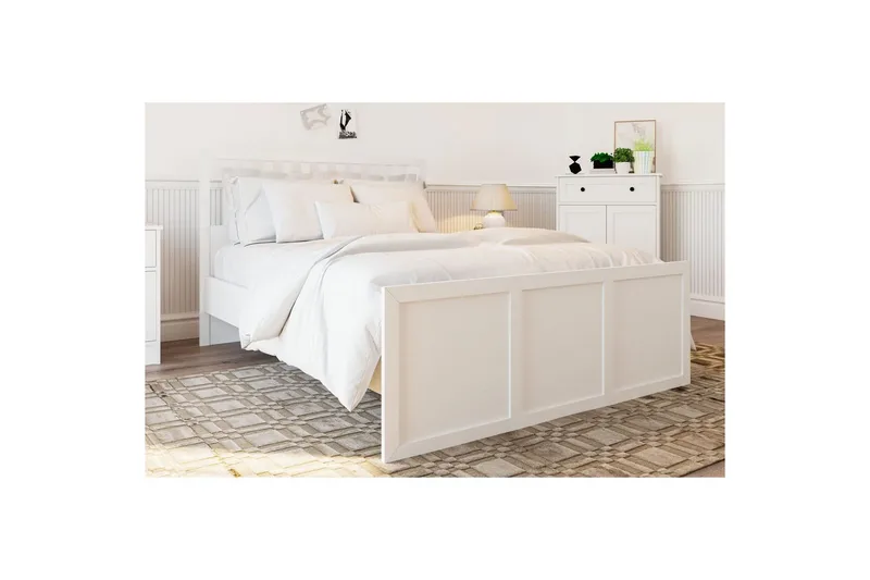 Vyric Sengeramme - Mat Hvid - Møbler - Senge - Sengeramme & sengestel