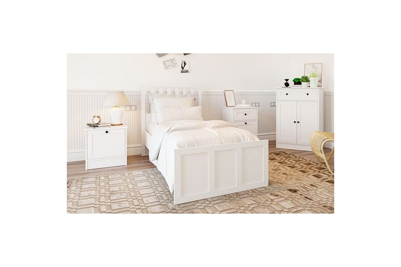 Vyric Sengeramme - Mat Hvid - Møbler - Senge - Sengeramme & sengestel