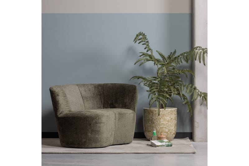 Sofa Stone - Varm Grøn, Højre - Møbler - Sofaer