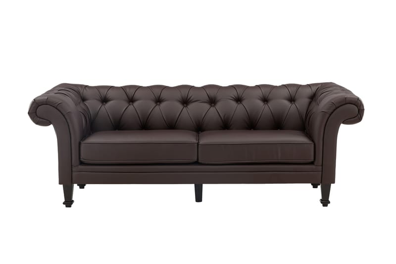 Ätran Chesterfield Sofa 2-personers Brun - Venture Home - Chesterfield sofaer - 2 personers sofa