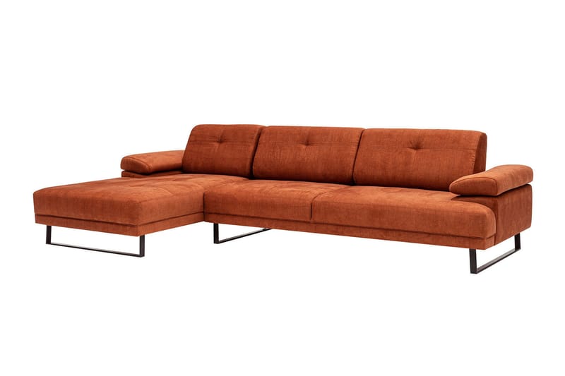 Kitimat Chaiselongsofa 3-personers - Orange - Møbler - Sofaer - Sofa med chaiselong - 3 personers sofa med chaiselong