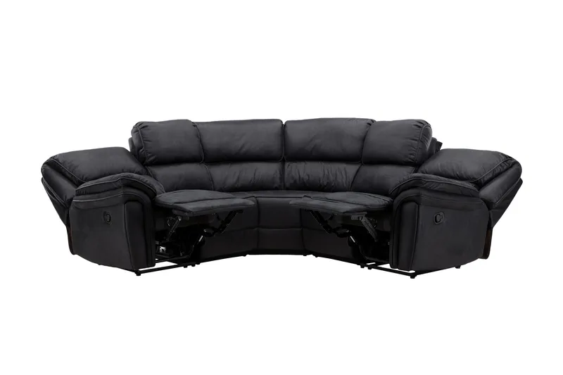 Saranda Recliner sofa - Sort - Møbler - Sofaer - Hjørnesofa