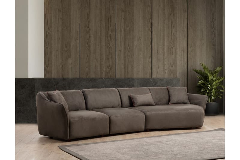 Damor Buet Sofa 4-personers - Brun - Møbler - Sofaer - 4 personers sofa