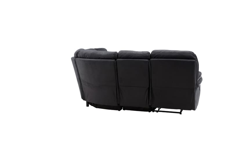 Saranda Recliner sofa - Sort - Møbler - Sofaer - Recliner sofaer - 4 personers biografsofa & reclinersofa