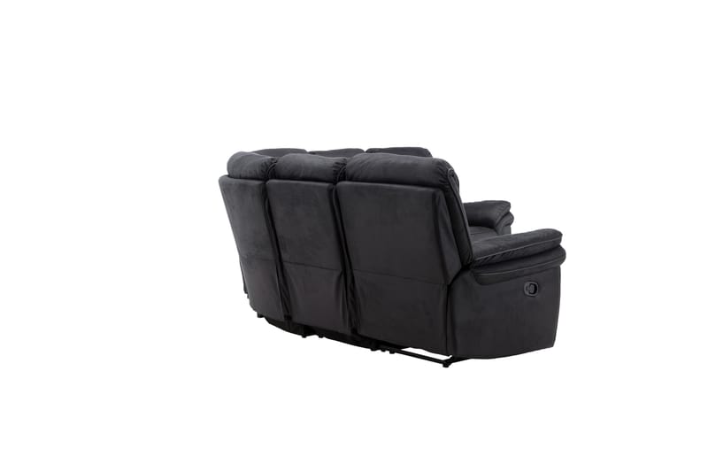 Saranda Recliner sofa - Sort - Møbler - Sofaer - Recliner sofaer - 4 personers biografsofa & reclinersofa
